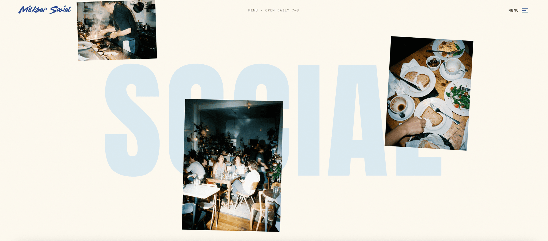 Milkbar Social — website by Good Job Digital