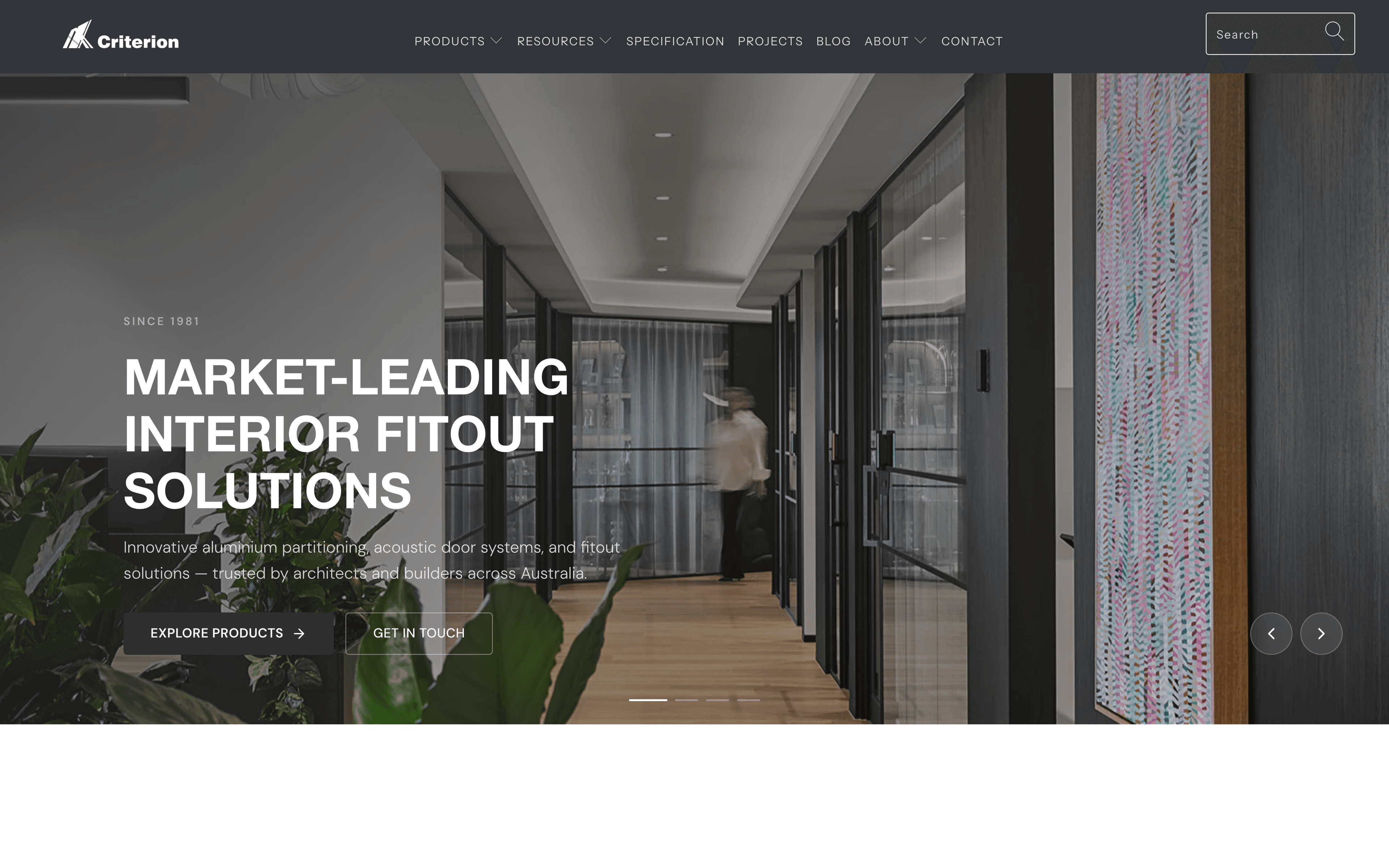 Criterion Industries — website by Good Job Digital